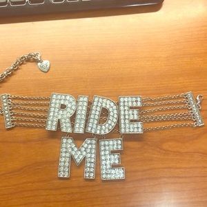 Betsey Johnson “Ride Me” choker, SS11